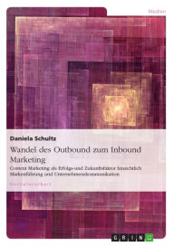 Wandel des Outbound zum Inbound Marketing: Content Marketing als Erfolgs-und Zukunftsfaktor hinsichtlich Markenführung und Unternehmenskommunikation