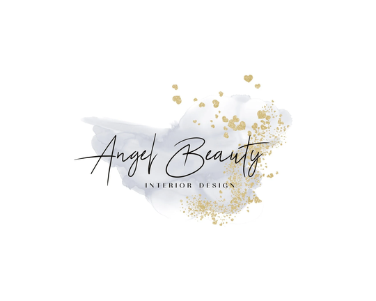 Beauty Logo, Nail Premade Logo Design, Watercolor Cosmetic Signature Boutique Interior Design Modern