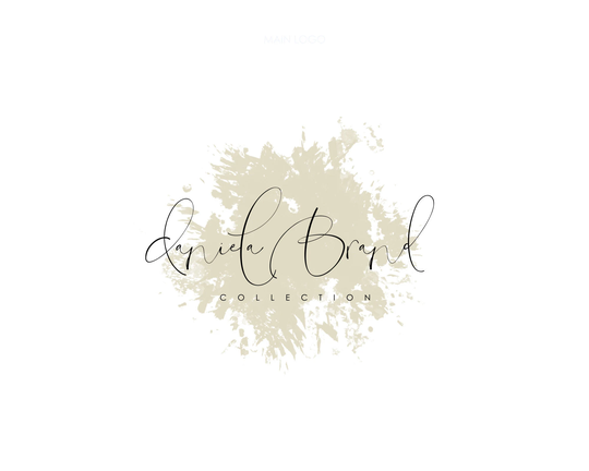 Beauty Logo, Text Modern Boutique Nail Cosmetic Salon Photography Signature Script Logo