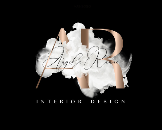 Premade Logo Design, White Smoke Logo, Lash Beauty Logo. Signature Nail Interior Design Modern Boutique