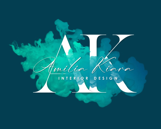 Beauty Logo, Text Premade Logo Design, Teal Watercolor Nail Modern Signature Boutique Photography