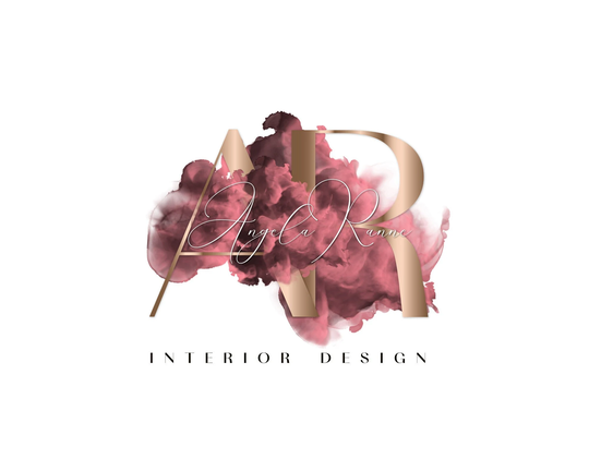 Premade Logo Design, Beauty Logo. Brow Logo, Rose Gold Interior Design Modern Signature Watercolor Nail