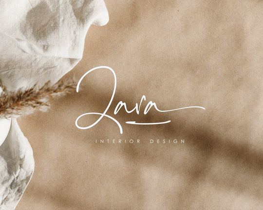 Signature Logo, Text Business Beauty Logo. Premade Logo Design, Handwritten Photography Modern Minimalist