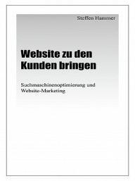 Website zu den kunden bringen Steffen Hammer Author