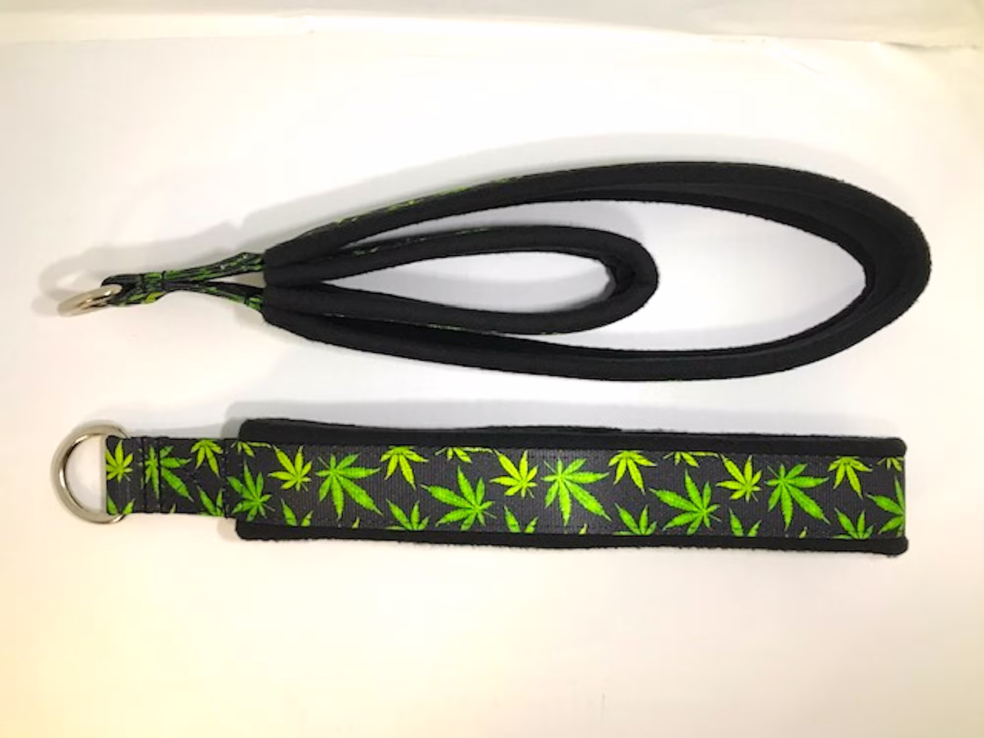 Personal Pilates Double Loop Padded Straps, Reformer Exercise Resistance Nu Canna Charcoal Pattern, Homesewntutubags