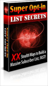 Super Opt-In List Secrets Lou Diamond Editor