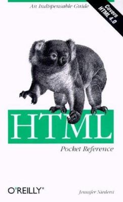 HTML Pocket Reference by Jennifer Niederst