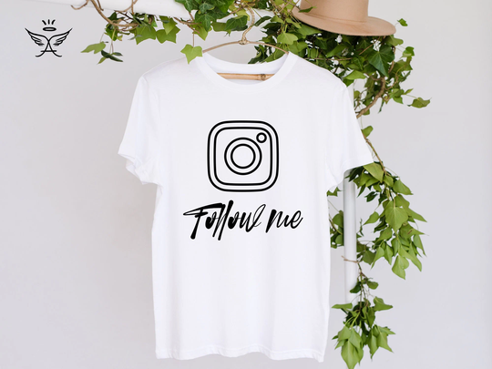 Instagram T Shirt, Social Media Marketing Follow Me Shirt