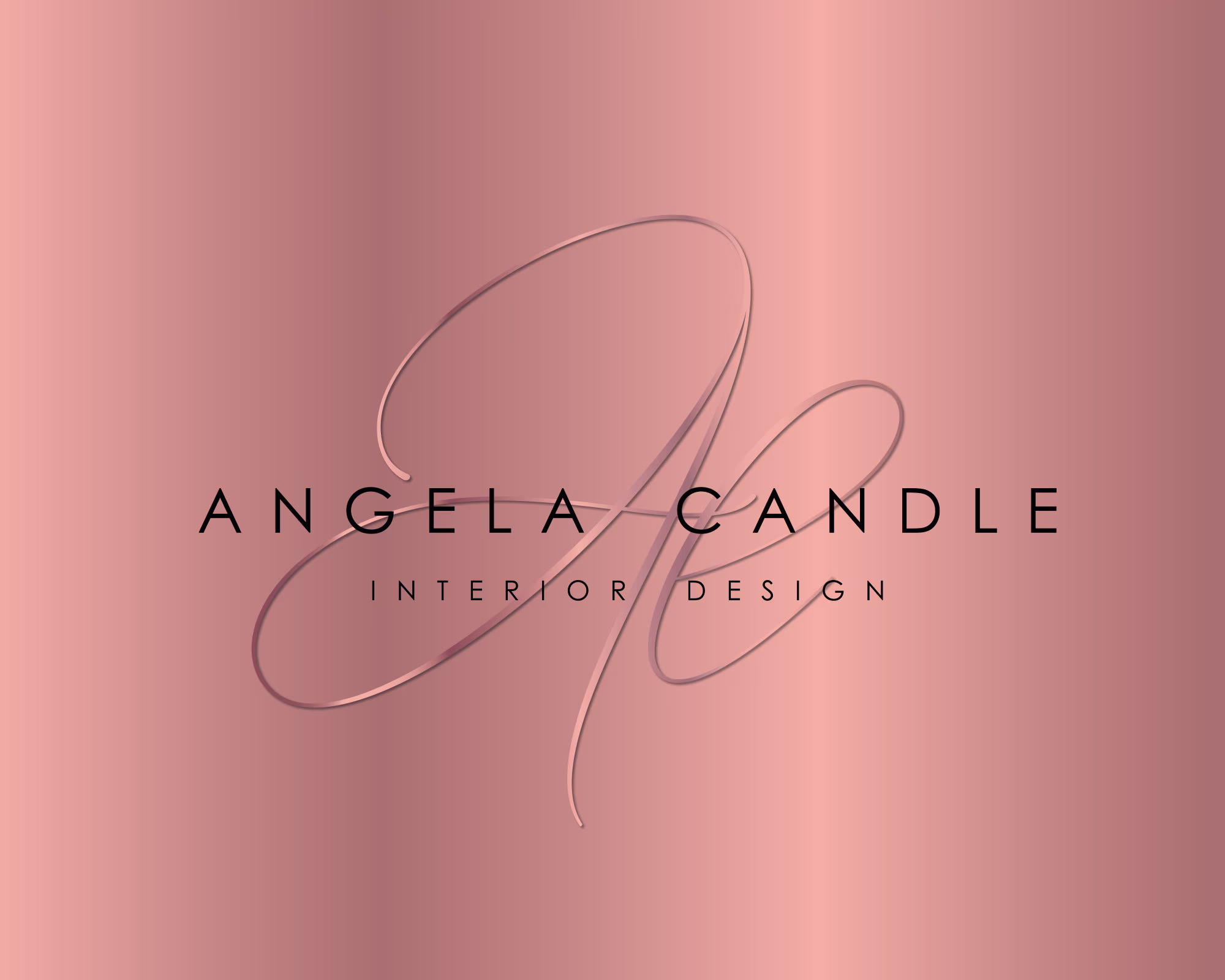 Rose Gold Logo, Beauty Logo. Premade Logo Design, Cosmetic Signature Modern Jewelry Minimalist Nail