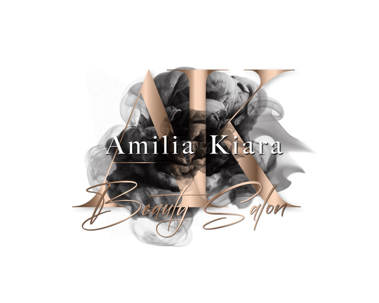 Premade Logo Design, Beauty Logo. Text Logo, Nail Interior Design Modern Rose Gold Minimalist Watercolor