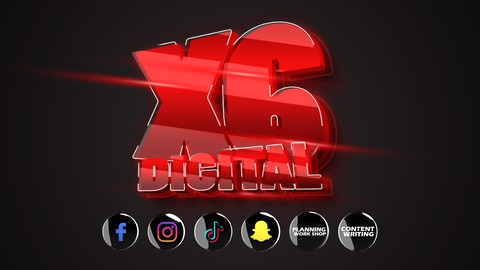 Social Media Marketing Digital X6