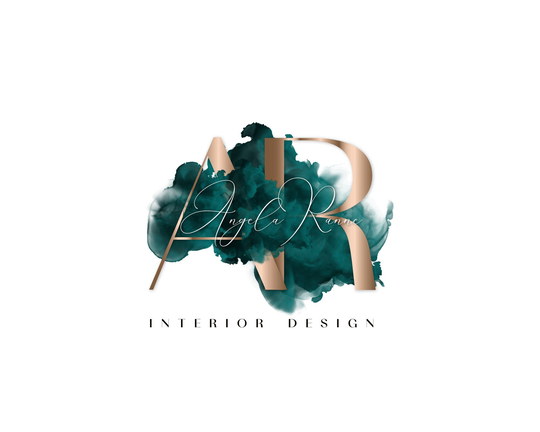 Emerald Green Logo, Boutique Logo. Text Premade Logo Design, Interior Design Modern Signature Minimalist
