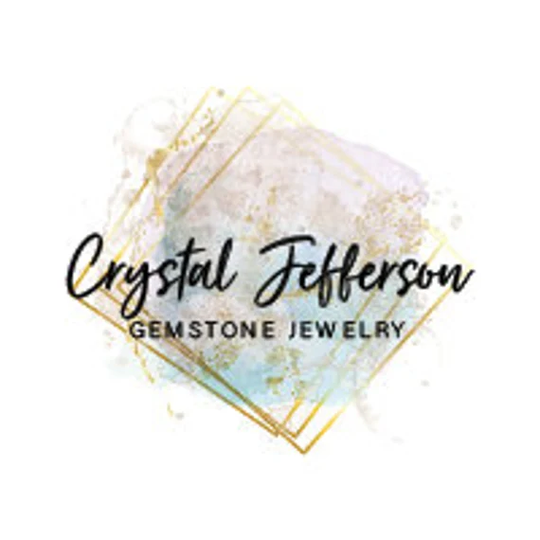 Jewelry Logo - Watercolor Beauty Premade Design Branding & Jewellery Boho Resin
