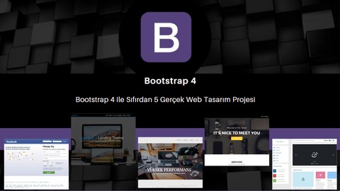 Bootstrap 4 ile Sfrdan 5 Gerek Web Tasarm Projesi