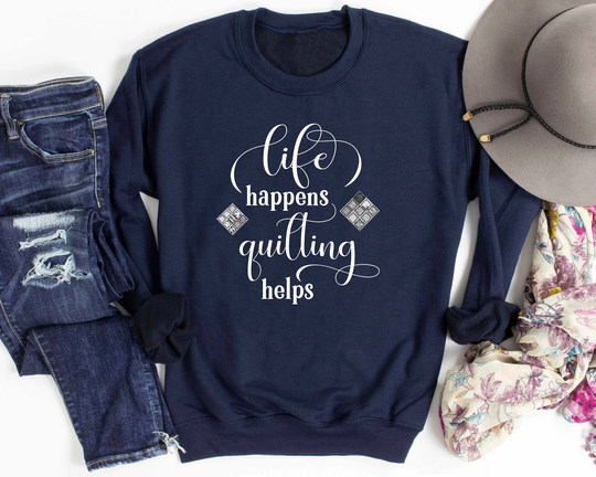 Quilting Sweatshirt, Gifts For Quilters, Quilt Gift Ideas, Gifts, Quilter Shirts, Helps