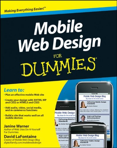 Mobile Web Design for Dummies by Janine C., LaFontaine, David Warner