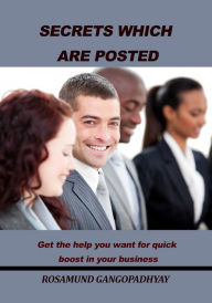 Secrets Which Are Posted Rosamund Gangopadhyay Author