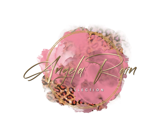Glitter Pink Rose Gold Logo, Premade Logo Design, Beauty Text Brow Nail Modern Signature Boutique