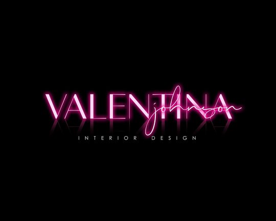 Beauty Logo, Text Premade Logo Design, Nail Pink Neon Modern Cosmetic Minimalist Luxury Design
