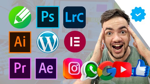 19 cursos: Marketing digital - Design & Web - Trafego Pago