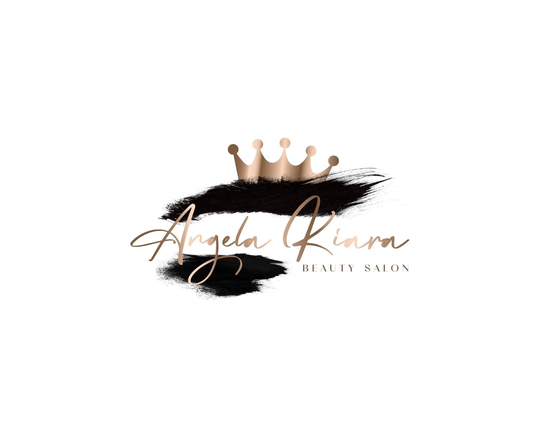 Eyebrows Logo Design, Brow Logo, Beauty Salon Logo, Rose Gold Modern Boutique Crown Signature Cosmetic