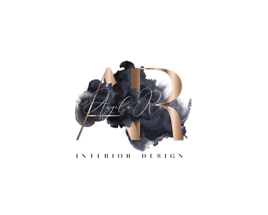 Rose Gold Logo, Beauty Logo. Brow Premade Logo Design, Nail Interior Design Modern Signature Minimalist