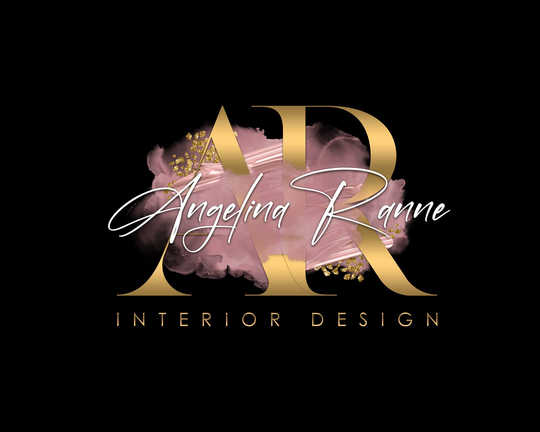Watercolour Logo, Premade Logo Design, Beauty Smoke Nail Modern Signature Interior Design Boutique