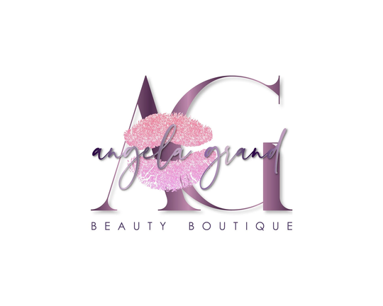 Beauty Logo, Lips Premade Logo Design, Nail Cosmetic Modern Make Up Artist Boutique Minimalist Text