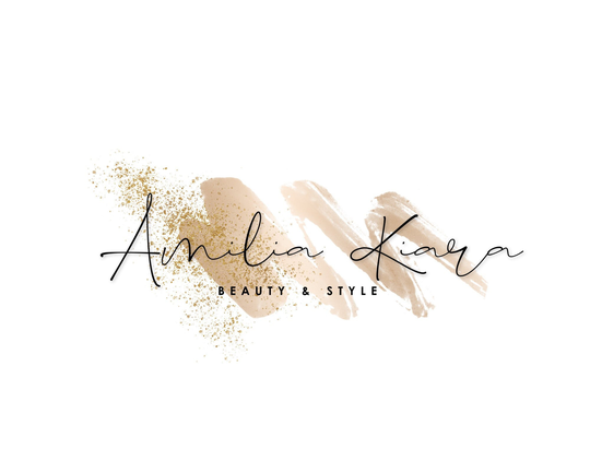 Rose Gold Logo, Beauty Logo. Premade Logo Design, Cosmetic Modern Signature Minimalist Brow Makeup Artist