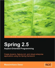 Spring 2.5 Aspect Oriented Programming Massimiliano Dess? Author