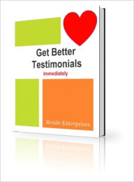 Get Better Testimonials Lou Diamond Editor