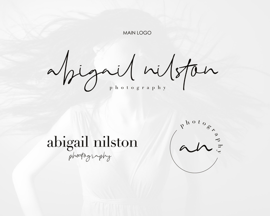Photography Logo, Premade Logo Design, Script Minimalist Handwritten Signature Modern Watermark Beauty