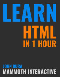 Learn Html In 1 Hour John Bura Author