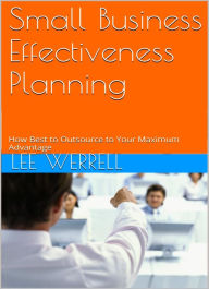 Small Business Effectiveness Planning Lee Werrell Author