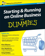 Starting and Running an Online Business For Dummies Kim Gilmour Author