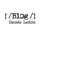 Blog Daniela Lentini Author