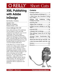 XML Publishing with Adobe InDesign Dorothy J. Hoskins Author