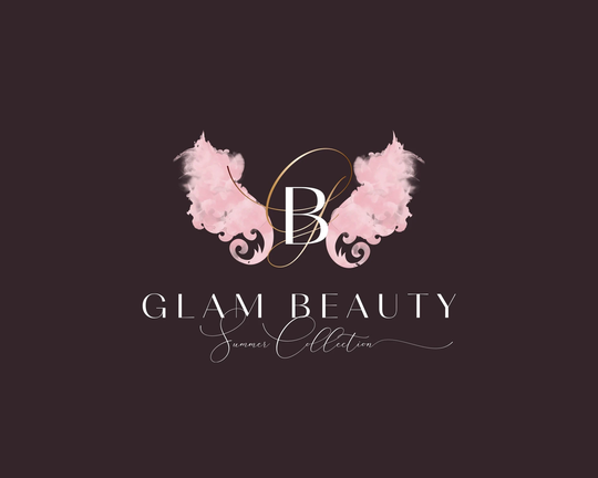 Premade Logo Design, Beauty Logo. Text Logo, Wings Butterfly Modern Boutique Signature Minimalist Design