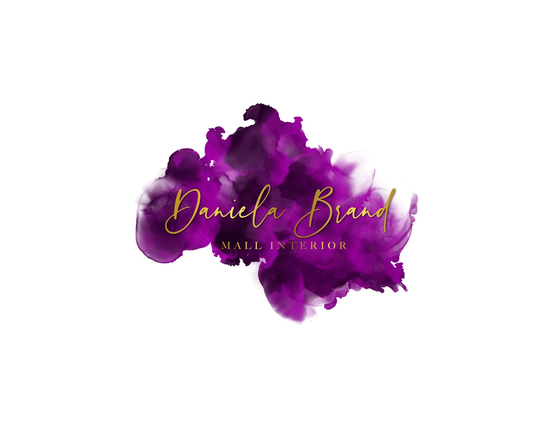 Beauty Logo, Purple Smoke Watercolor Premade Logo Design, Luxury Boutique Cosmetic Nail Modern Shop Logo