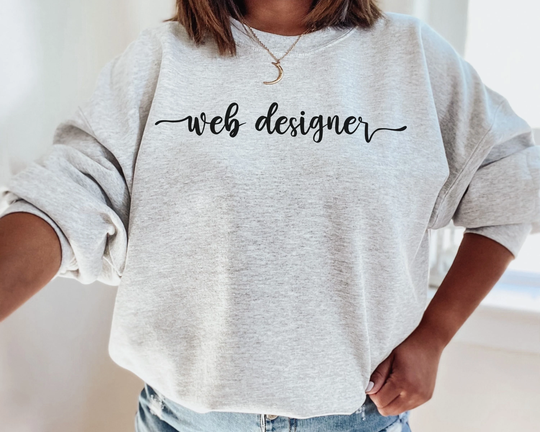 Web Designer Sweatshirt Developer Shirt Gift For Software Women Who Code Dev Sweater