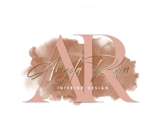 Beauty Logo, Cosmetic Premade Logo Design, Watercolour Brow Modern Lash Interior Design Nail
